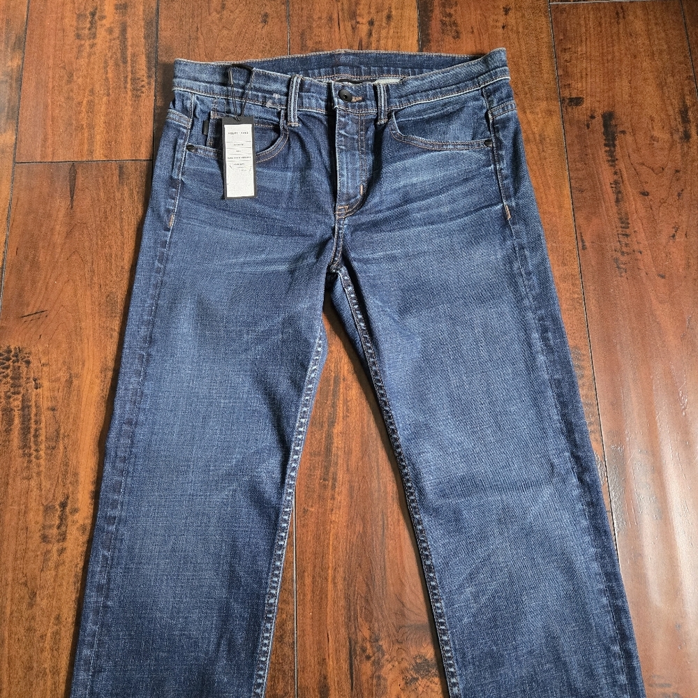 Helmut Lang Women's Denim Jeans Relaxed Tapered Cotton Indigo USA Made Size 27 - Picture 4 of 10